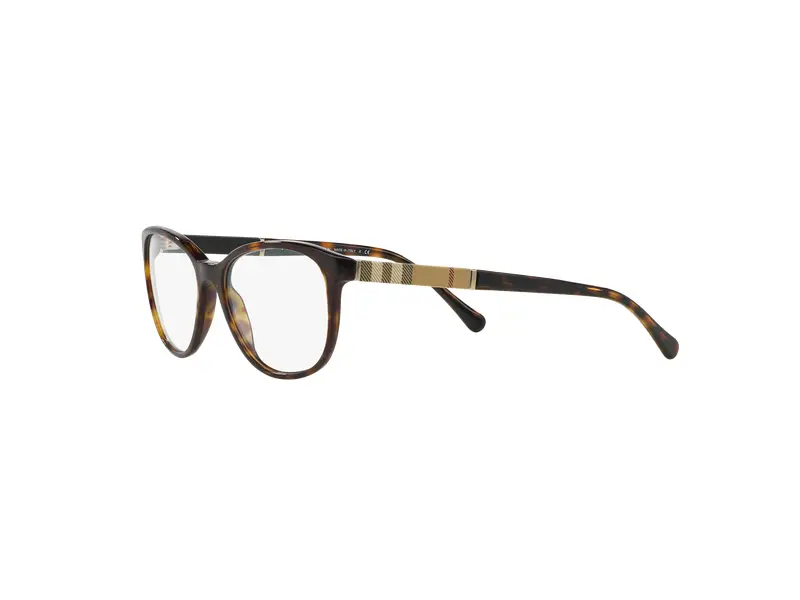 Burberry Donna BE2172 3002 Montature da vista Acetato Marrone Trasparente Squadrata Normale miniatura 2