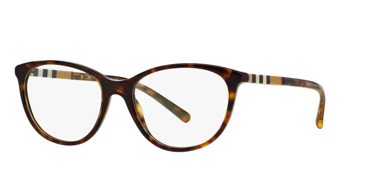 Burberry Donna BE2205 3002 Montature da vista Acetato Marrone Trasparente Squadrata Normale
