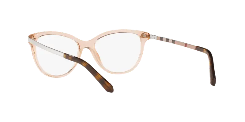 Burberry Donna BE2280 3358 Montature da vista Acetato Rosa Trasparente Squadrata Normale miniatura 3