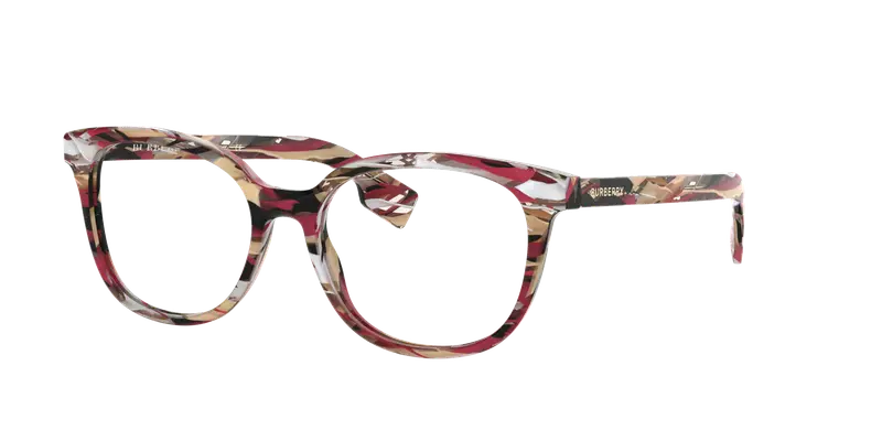Burberry Donna BE2291  3792 Montature da vista Acetato Multi-colore Trasparente Squadrata Normale