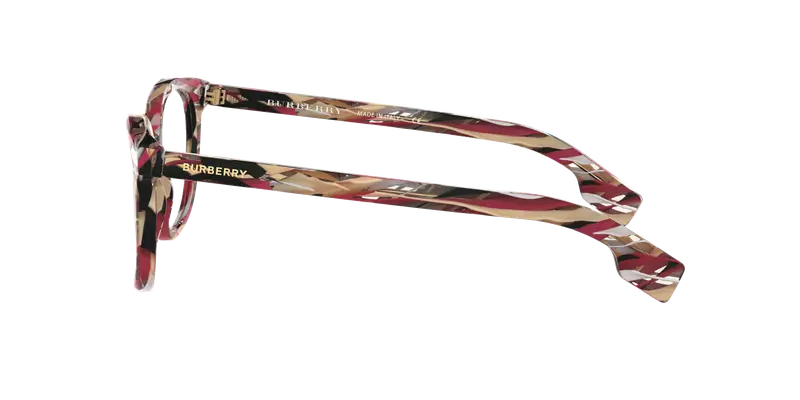 Burberry Donna BE2291 3792 Montature da vista Acetato Multi-colore Trasparente Squadrata Normale miniatura 2