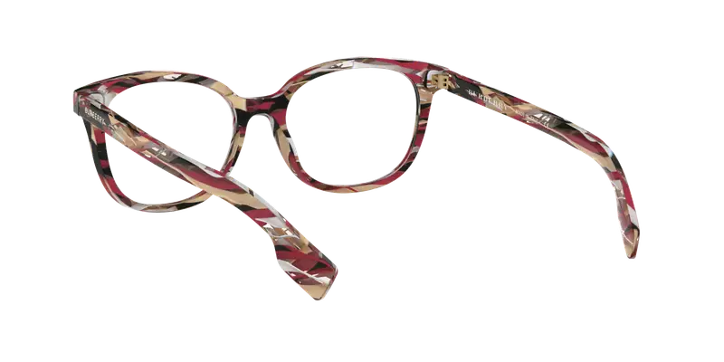 Burberry Donna BE2291 3792 Montature da vista Acetato Multi-colore Trasparente Squadrata Normale miniatura 3