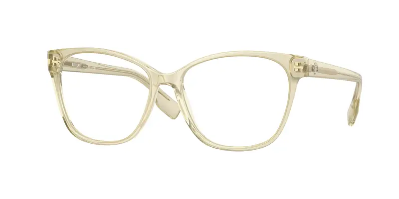 Burberry Donna BE2345 CAROLINE 3852 Montature da vista Acetato Giallo Trasparente Squadrata Normale