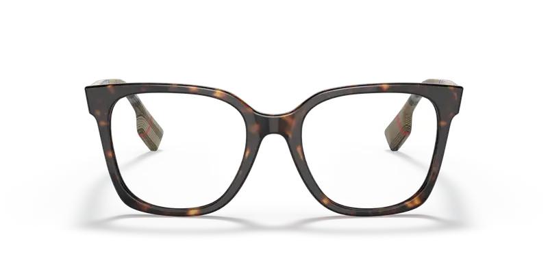 Burberry Donna BE2347 EVELYN 3943 Montature da vista Acetato Marrone Trasparente Squadrata Normale miniatura 2