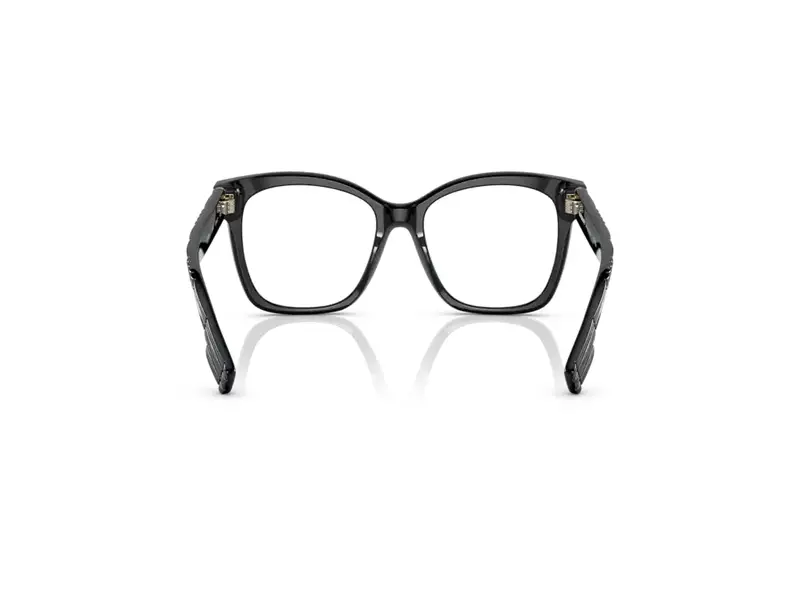 Burberry Donna BE2363 SYLVIE 3001 Montature da vista Acetato Nero Trasparente Squadrata Normale miniatura 3