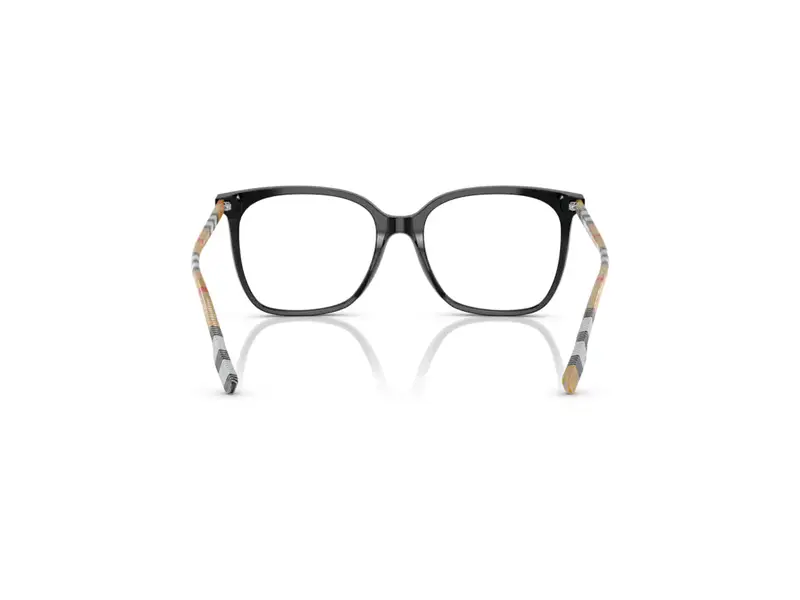 Burberry Donna BE2367 LOUISE 3853 Montature da vista Acetato Nero Trasparente Squadrata Normale miniatura 3