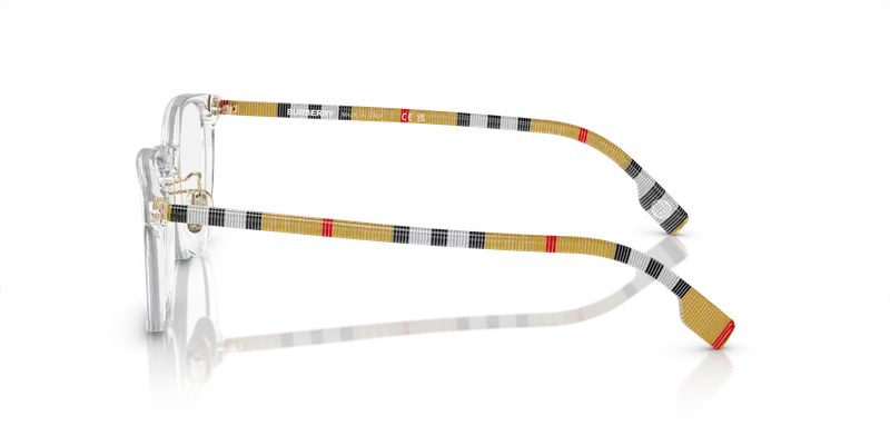 Burberry Donna BE2371D 3889 Montature da vista Acetato Trasparente Trasparente Squadrata Normale miniatura 3