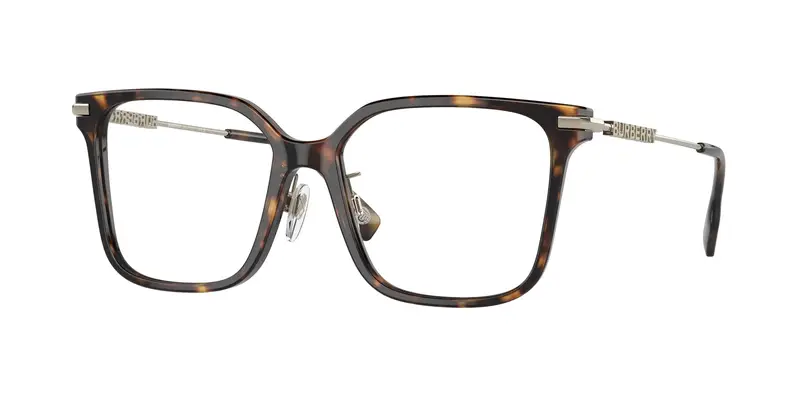 Burberry Donna BE2376 ELIZABETH 3002 Montature da vista Acetato Marrone Trasparente Squadrata Normale