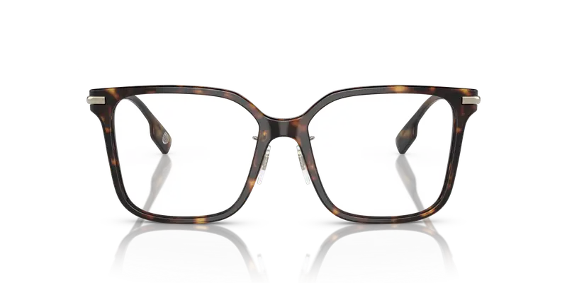 Burberry Donna BE2376 ELIZABETH 3002 Montature da vista Acetato Marrone Trasparente Squadrata Normale miniatura 2