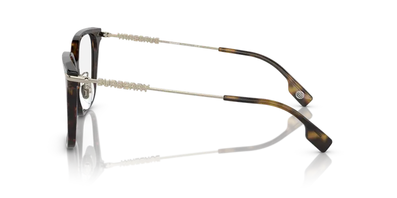 Burberry Donna BE2376 ELIZABETH 3002 Montature da vista Acetato Marrone Trasparente Squadrata Normale miniatura 3