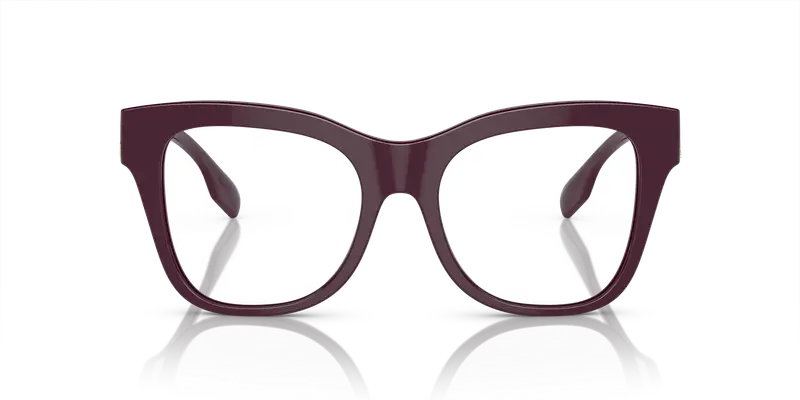 Burberry Donna BE2388 3979 Montature da vista Acetato Rosso Trasparente Squadrata Normale miniatura 2