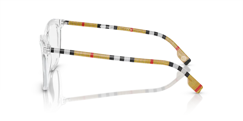 Burberry Donna BE2390 3889 Montature da vista Acetato Trasparente Trasparente Squadrata Normale miniatura 3