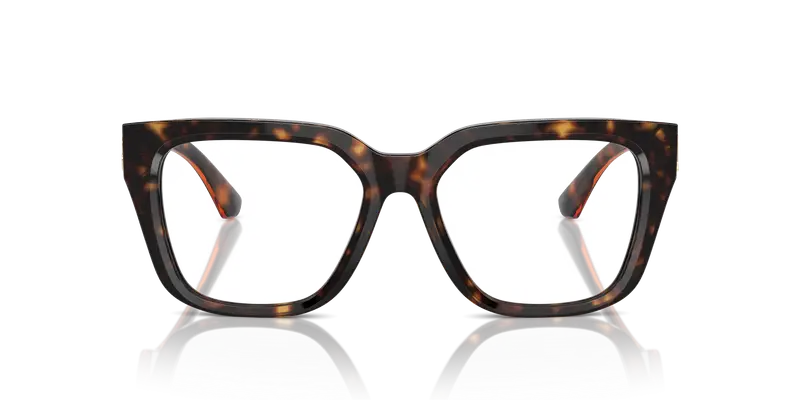 Burberry Donna BE2403 3002 Montature da vista Acetato Marrone Trasparente Squadrata Normale miniatura 2