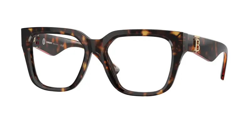 Burberry Donna BE2403  3002 Montature da vista Acetato Marrone Trasparente Squadrata Normale