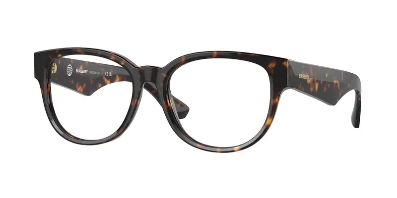 Burberry Donna BE2410  3002 Montature da vista Acetato Marrone Trasparente Pantos Normale