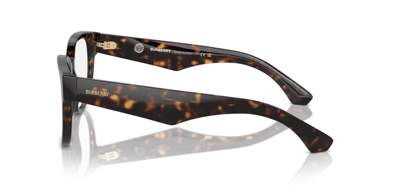 Burberry Donna BE2410 3002 Montature da vista Acetato Marrone Trasparente Pantos Normale miniatura 3