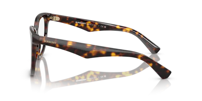 Burberry Donna BE2415 3002 Montature da vista Acetato Marrone Trasparente Squadrata Normale miniatura 3