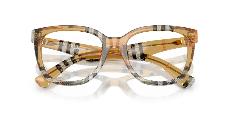 Burberry Montature da vista Donna in acetato marrone trasparente miniatura 2