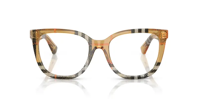 Burberry Montature da vista Donna in acetato marrone trasparente miniatura 3