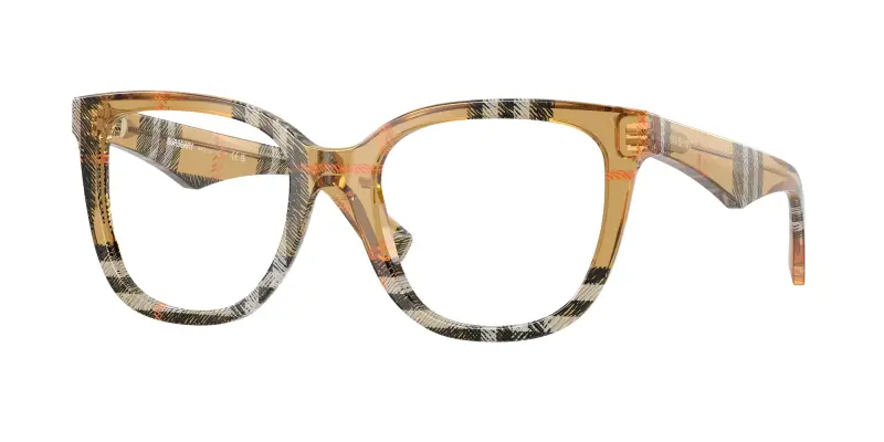 Burberry Montature da vista Donna in acetato marrone trasparente