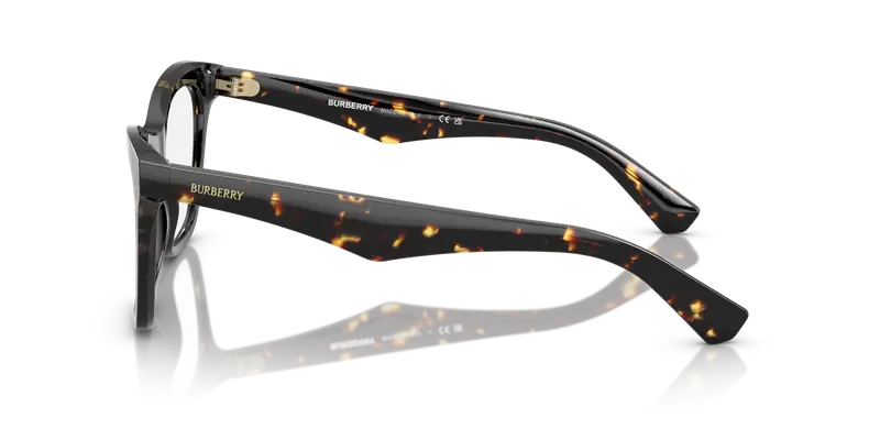 Burberry Donna BE2416 4106 Montature da vista Acetato Tartaruga Trasparente Cat Eye Normale miniatura 3