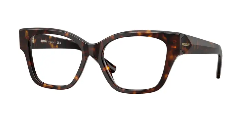Burberry Donna BE2420 3002 Montature da vista Acetato Marrone Trasparente Cat Eye Normale