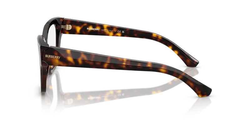 Burberry Donna BE2420 3002 Montature da vista Acetato Marrone Trasparente Cat Eye Normale miniatura 3