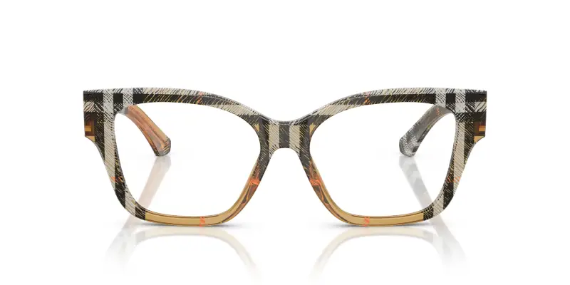 Burberry Montature da vista Donna in acetato marrone Cat Eye miniatura 3