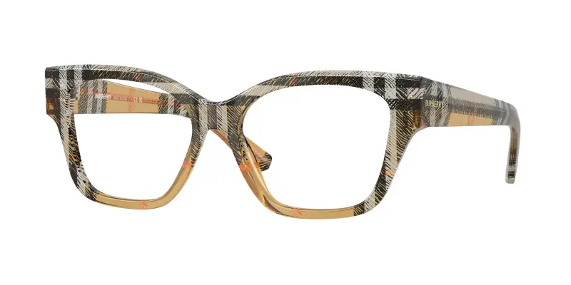 Burberry Montature da vista Donna in acetato marrone Cat Eye