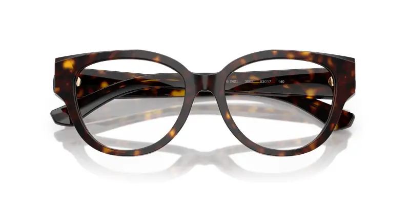 Burberry Montature da vista Donna in acetato marrone pantos miniatura 2