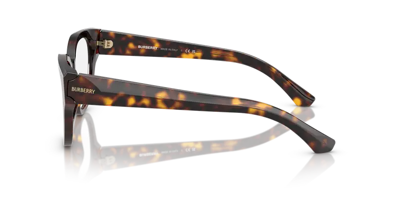 Burberry Donna BE2421 3002 Montature da vista Acetato Marrone Trasparente Pantos Normale miniatura 3