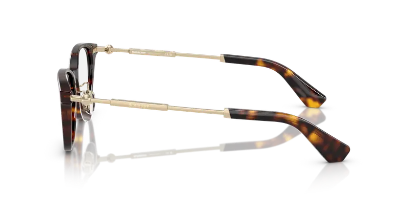 Burberry Donna BE2423D 3002 Montature da vista Acetato Marrone Trasparente Squadrata Normale miniatura 3