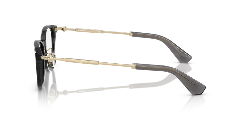 Burberry Donna BE2423D 4112 Montature da vista Acetato Grigio Trasparente Squadrata Normale miniatura 3