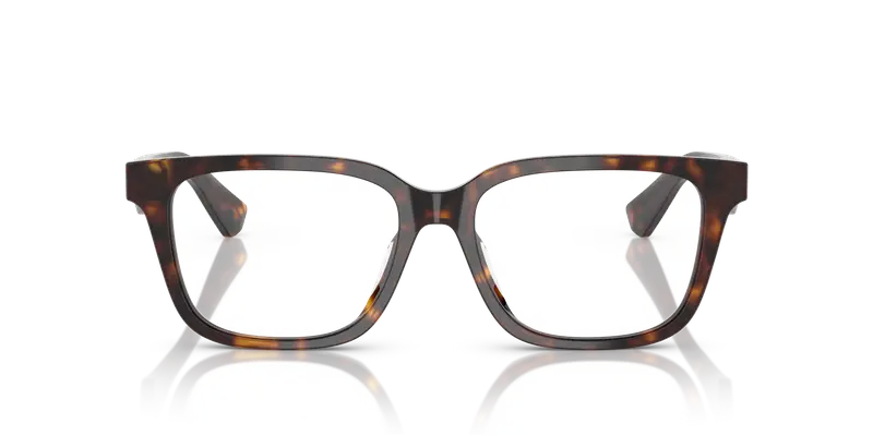 Burberry Donna BE2425D 3002 Montature da vista Acetato Marrone Trasparente Squadrata Normale miniatura 2