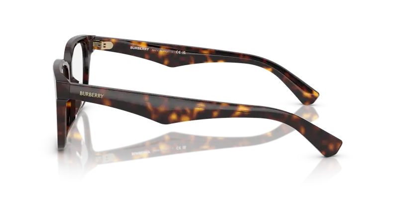 Burberry Donna BE2425D 3002 Montature da vista Acetato Marrone Trasparente Squadrata Normale miniatura 3