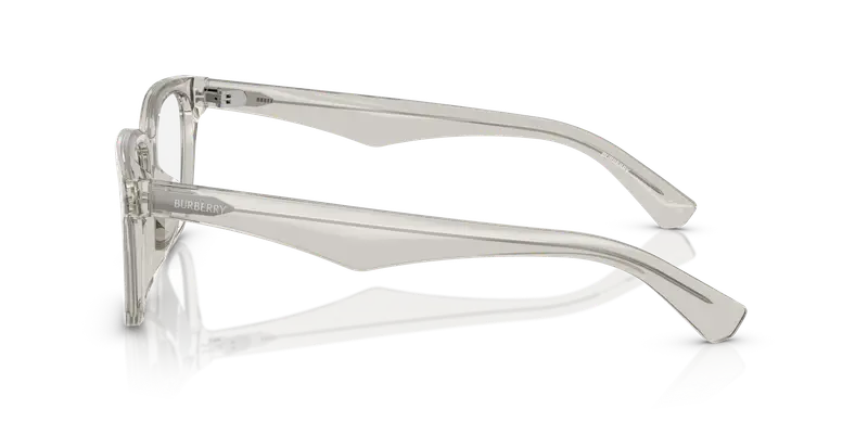 Burberry Donna BE2425D 4127 Montature da vista Acetato Grigio Trasparente Squadrata Normale miniatura 3