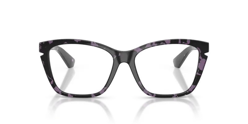 Burberry Donna BE2427U 4159 Montature da vista Iniettato Viola Trasparente Cat Eye Normale miniatura 2