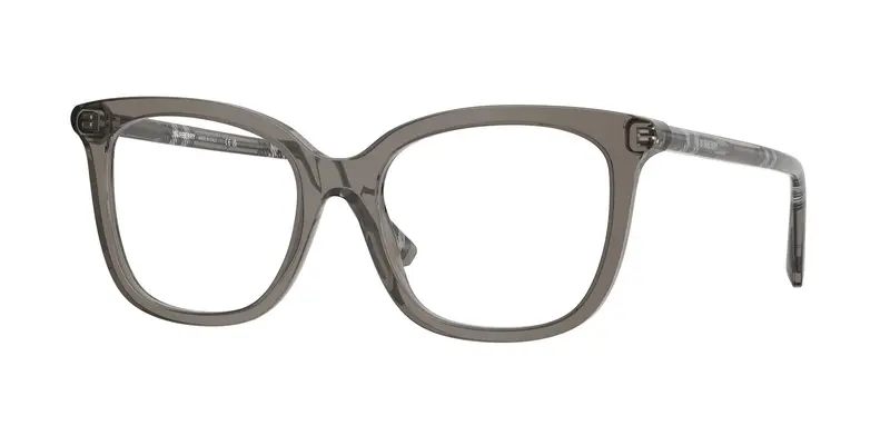 Burberry Donna BE2430 4160 Montature da vista Acetato Grigio Trasparente Squadrata Normale