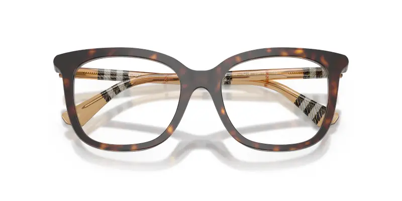 Donna BE2430 4216 Montature da vista Acetato Marrone Trasparente Squadrata Normale miniatura 2