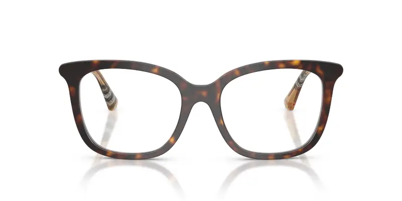 Donna BE2430 4216 Montature da vista Acetato Marrone Trasparente Squadrata Normale miniatura 3