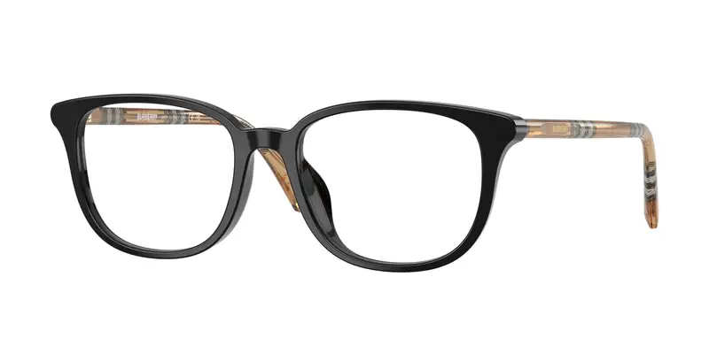 Burberry Donna BE2434D  4161 Montature da vista Acetato Nero Trasparente Squadrata Normale