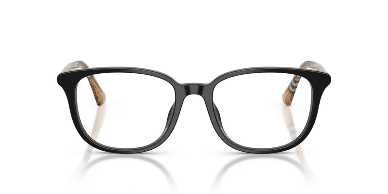 Burberry Donna BE2434D 4161 Montature da vista Acetato Nero Trasparente Squadrata Normale miniatura 2