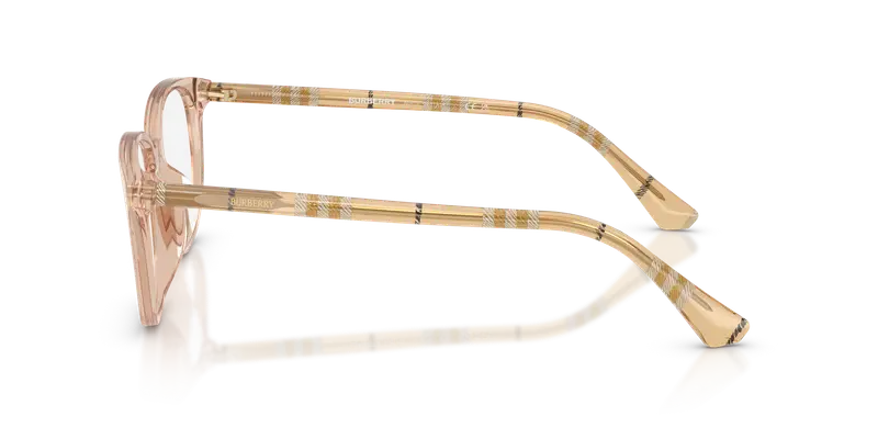 Burberry Donna BE2434D 4175 Montature da vista Acetato Rosa Trasparente Squadrata Normale miniatura 3