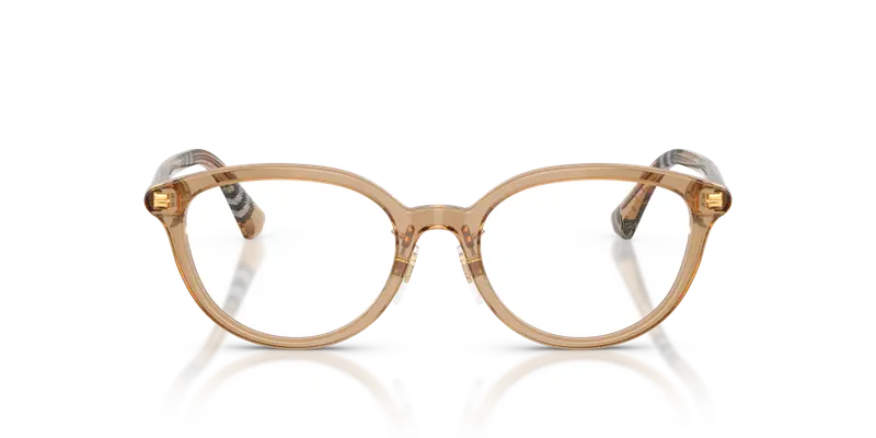 Burberry Donna BE2435D 4164 Montature da vista Acetato Beige Trasparente Pantos Normale miniatura 2