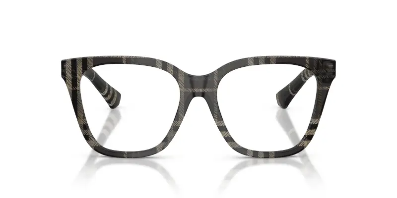 Donna BE2438 4199 Montature da vista Acetato Grigio Trasparente Squadrata Normale miniatura 3