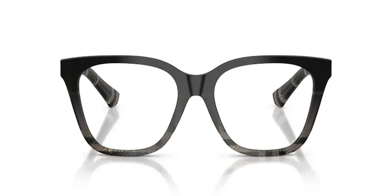 Donna BE2438 4200 Montature da vista Acetato Grigio Trasparente Squadrata Normale miniatura 3