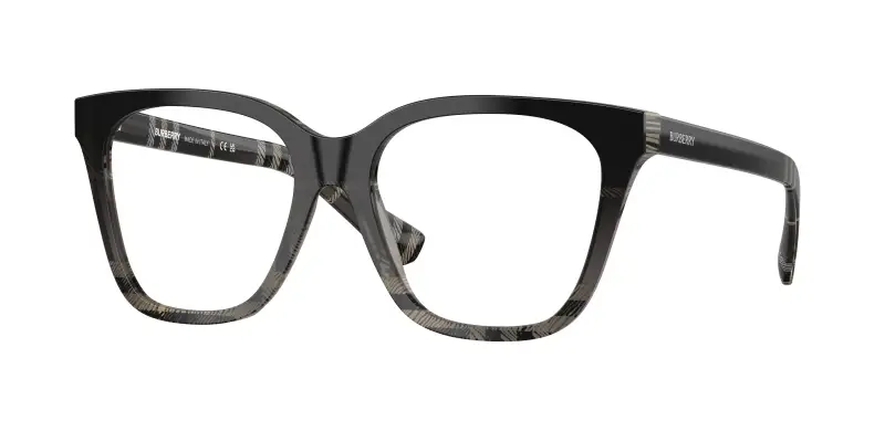 Donna BE2438 4200 Montature da vista Acetato Grigio Trasparente Squadrata Normale