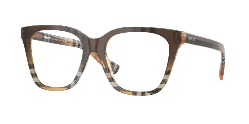 Donna BE2438 4202 Montature da vista Acetato Marrone Trasparente Squadrata Normale