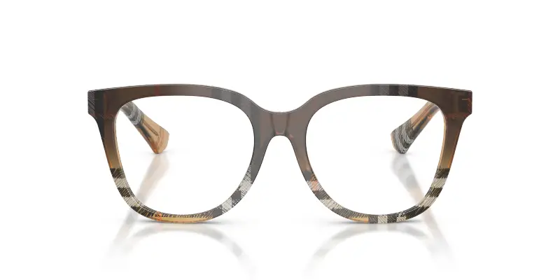 Donna BE2439 4202 Montature da vista Acetato Marrone Trasparente Pantos Normale miniatura 3