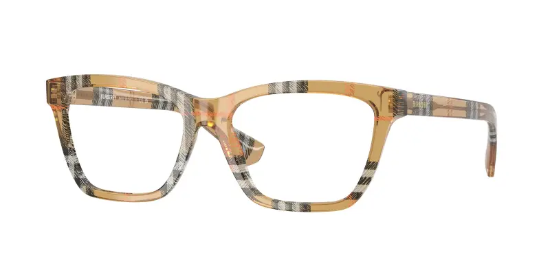 Donna BE2440 4163 Montature da vista Acetato Marrone Trasparente Squadrata Normale